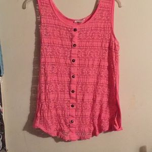 Pink tank top